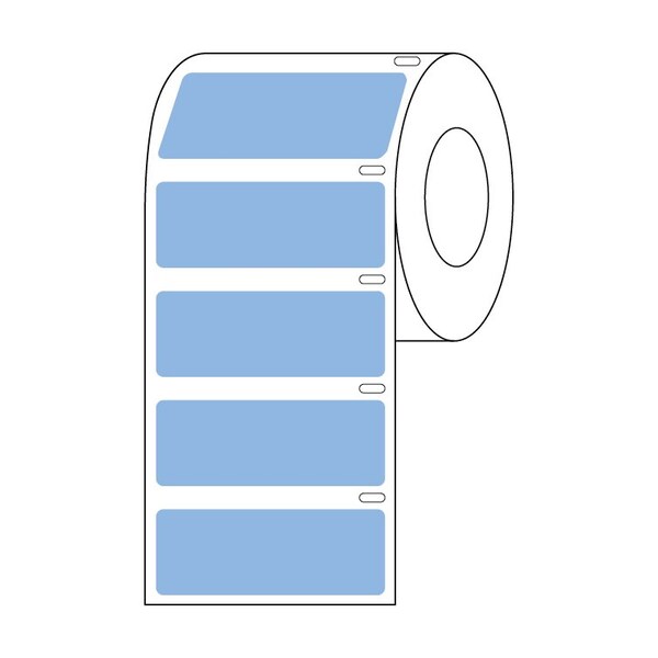 Label Roll, Cryo, Direct Thermal, 51x19mm, for Large Tubes, Racks and Boxes, Green, 500PK